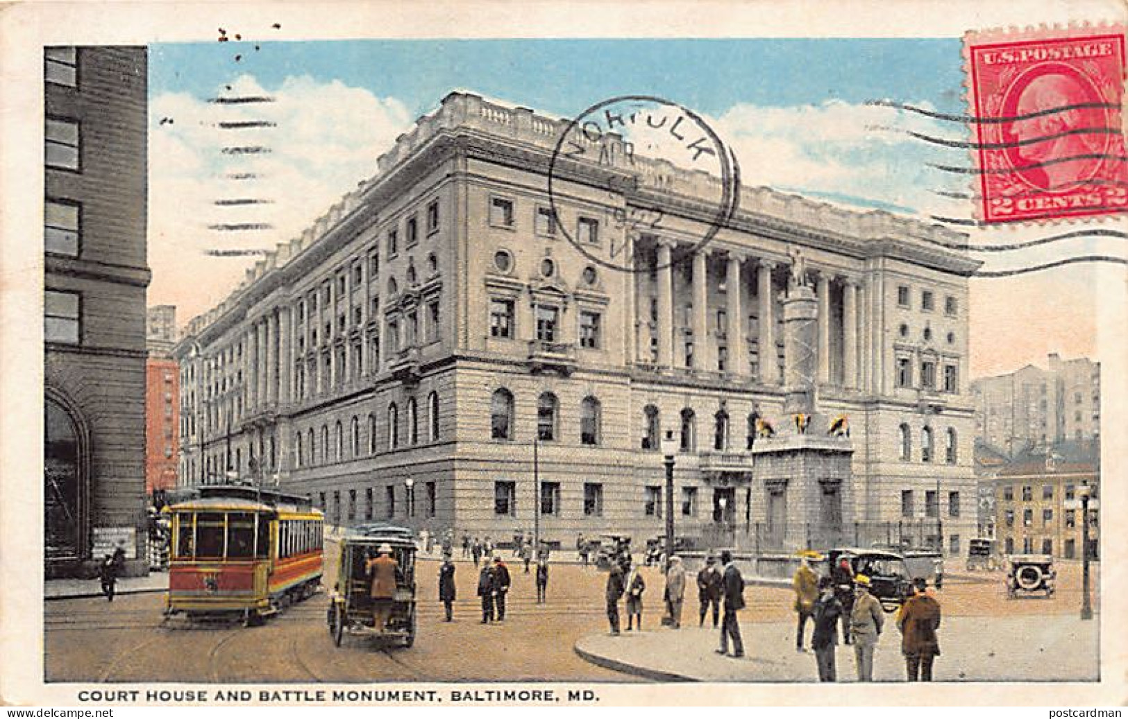 Usa - BALTIMORE (MD) Court House and Battle Monument
