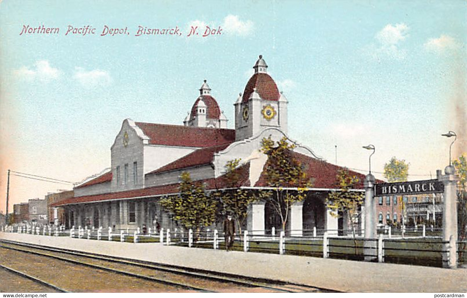 Usa - BISMARK (ND) Northern Pacific Railroad Depot