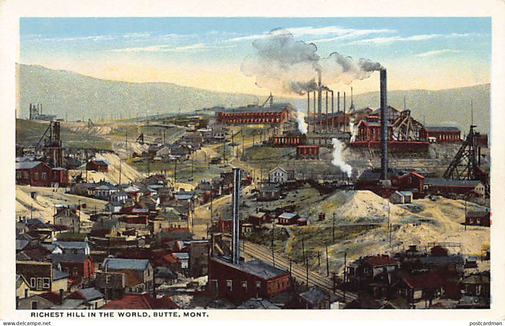Usa - BUTTE (MT) Richest hill in the world
