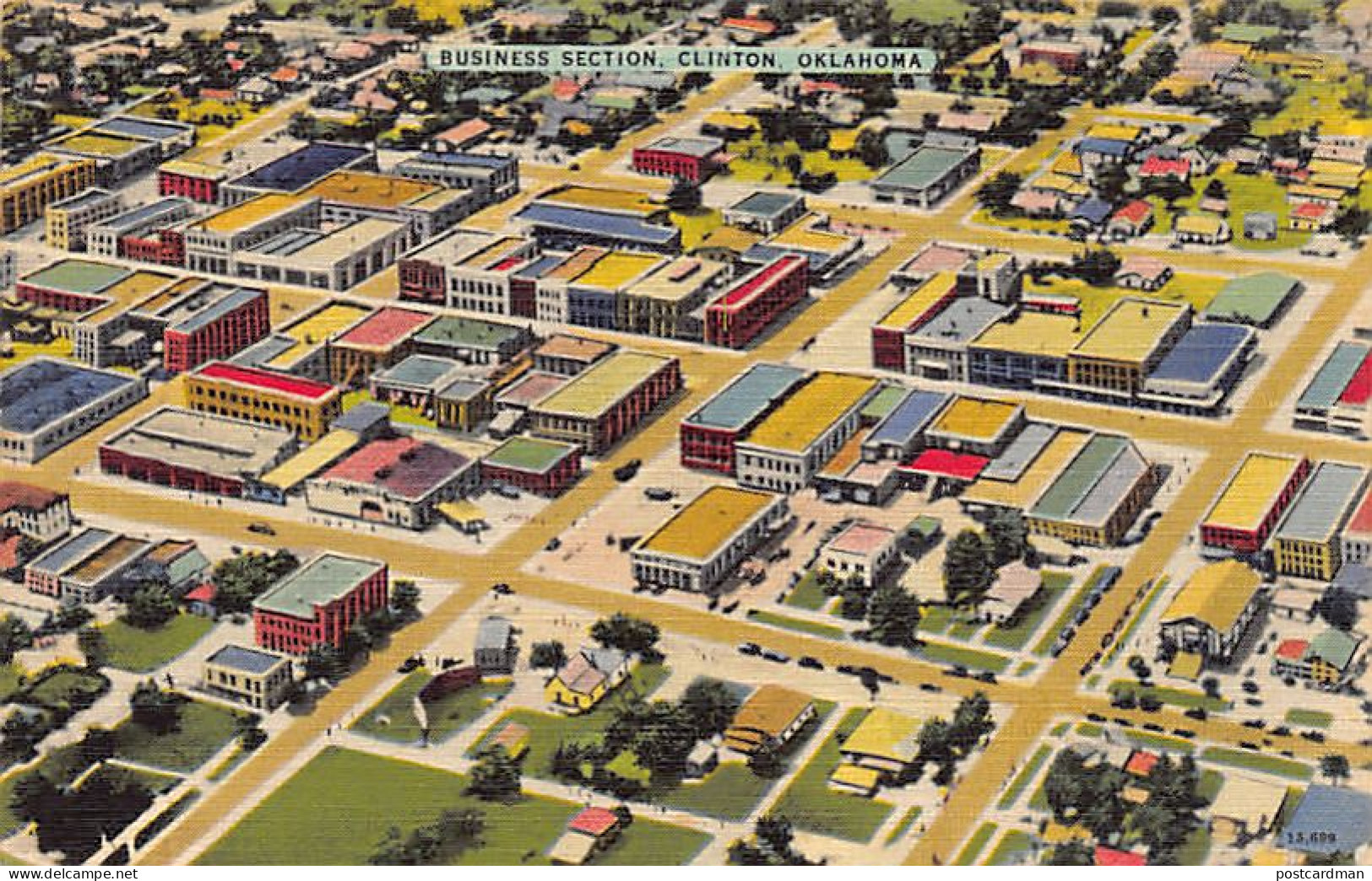 Usa - CLINTON (OK) Business Section - Publ. Lemon-Mount Co.