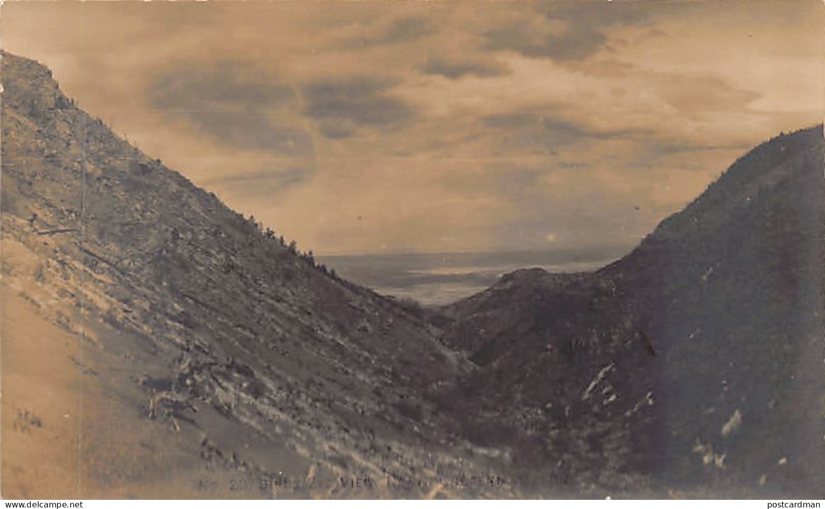 Usa - COLORADO SPRINGS - North Cheyenne Cañon Park - Birds' eye view - REAL PHOTO