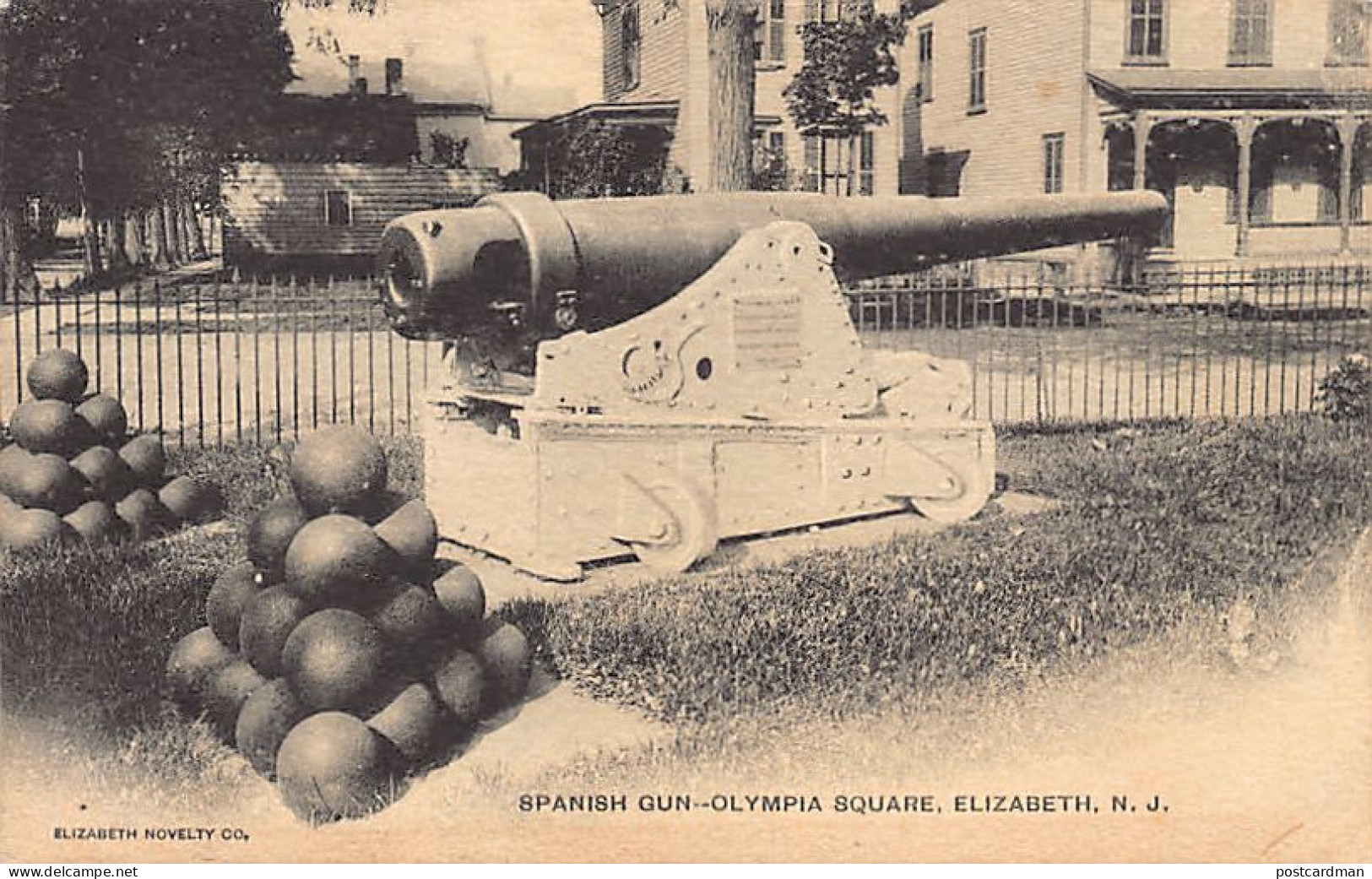 Usa - ELIZABETH (NJ) Spanish Gun - Olympia Square
