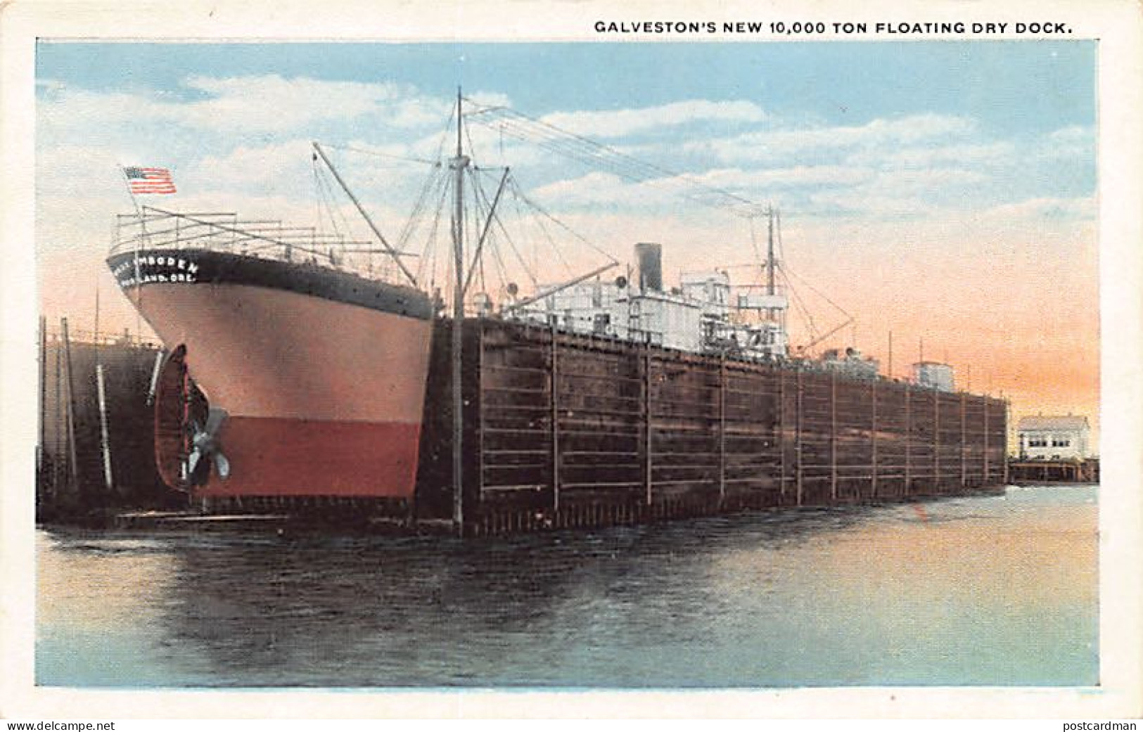 Usa - GALVESTON (TX) New 10,000 Ton Floating Dry Dock