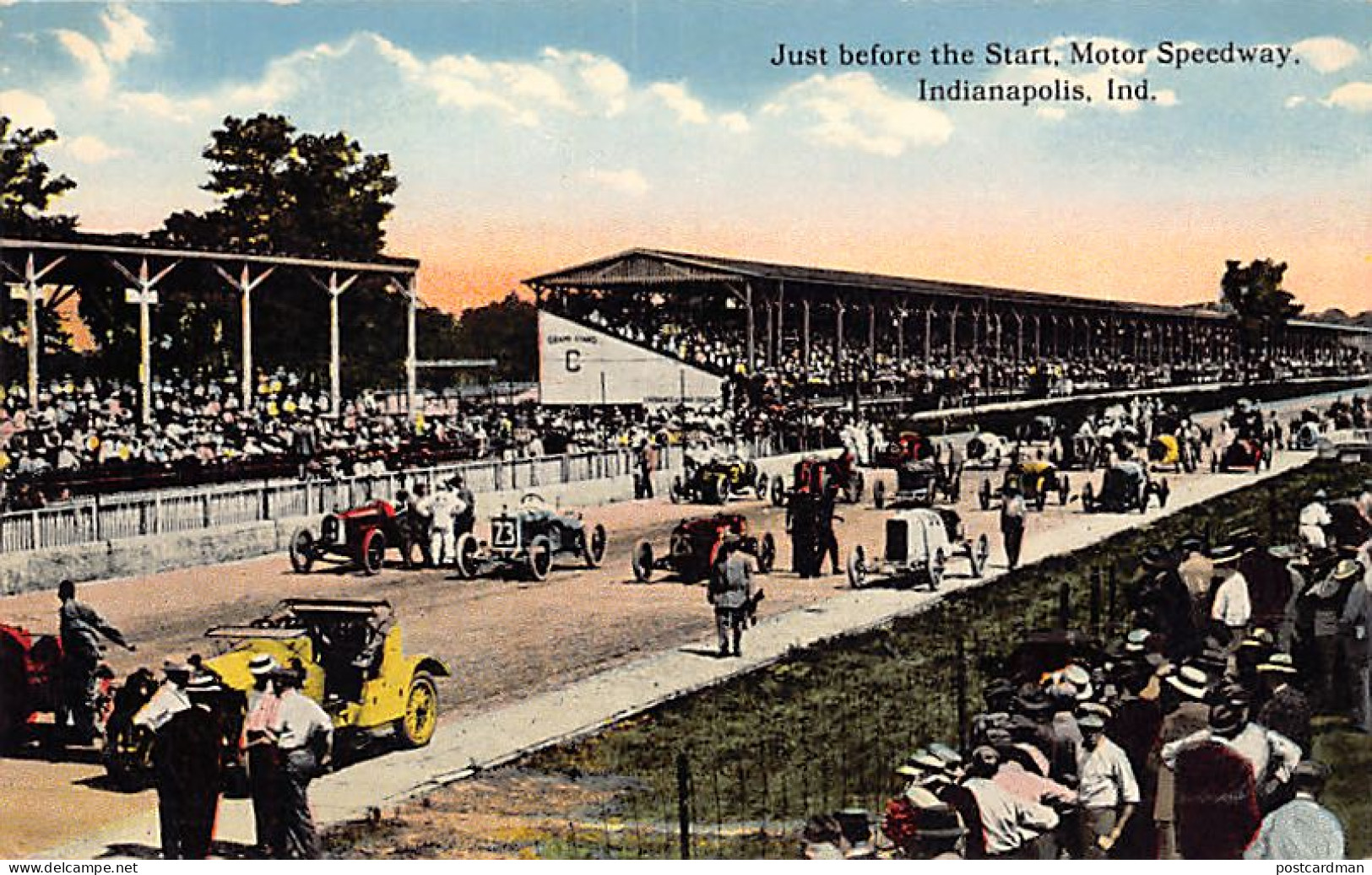 Usa - INDIANAPOLIS (IN) Just before the start, Motor Speedway