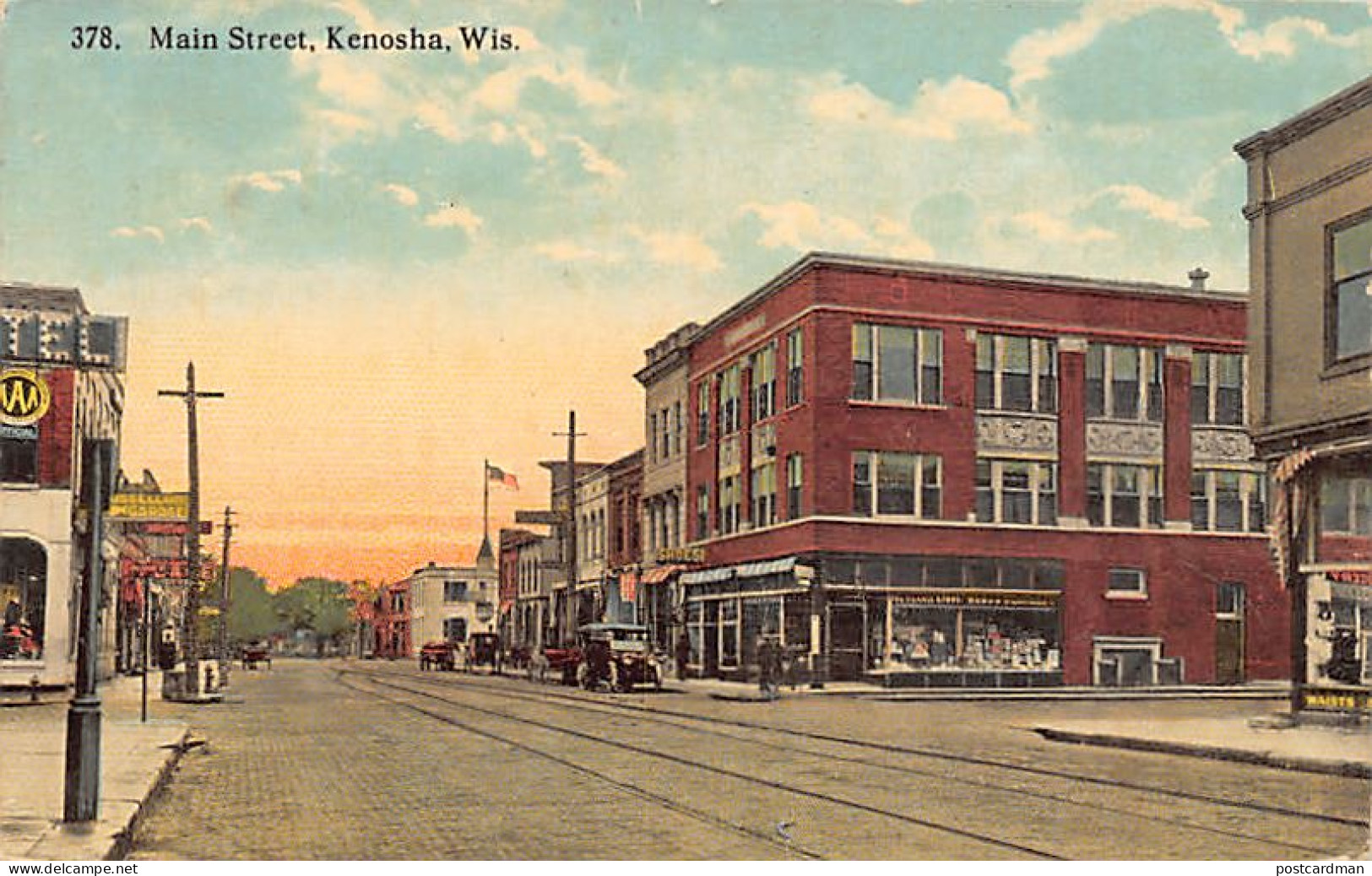Usa - KENOSHA (WI) Main Street - Publ. E.A. Bishop