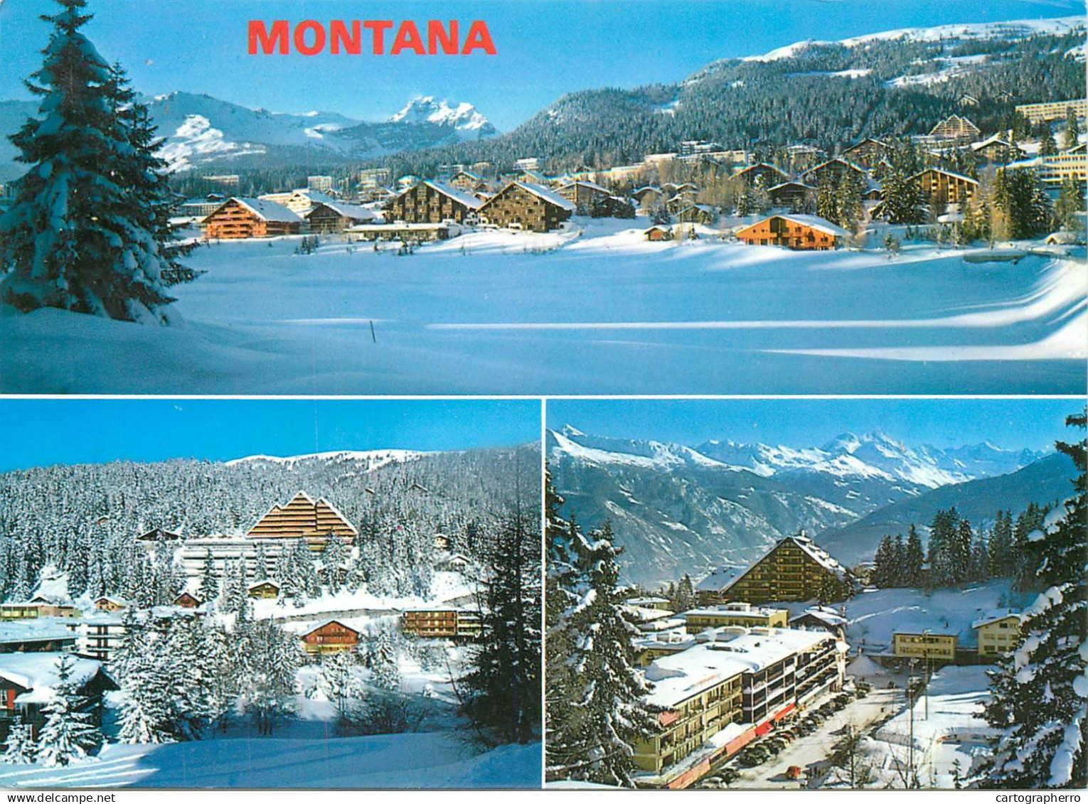 USA Montana several winter aspects