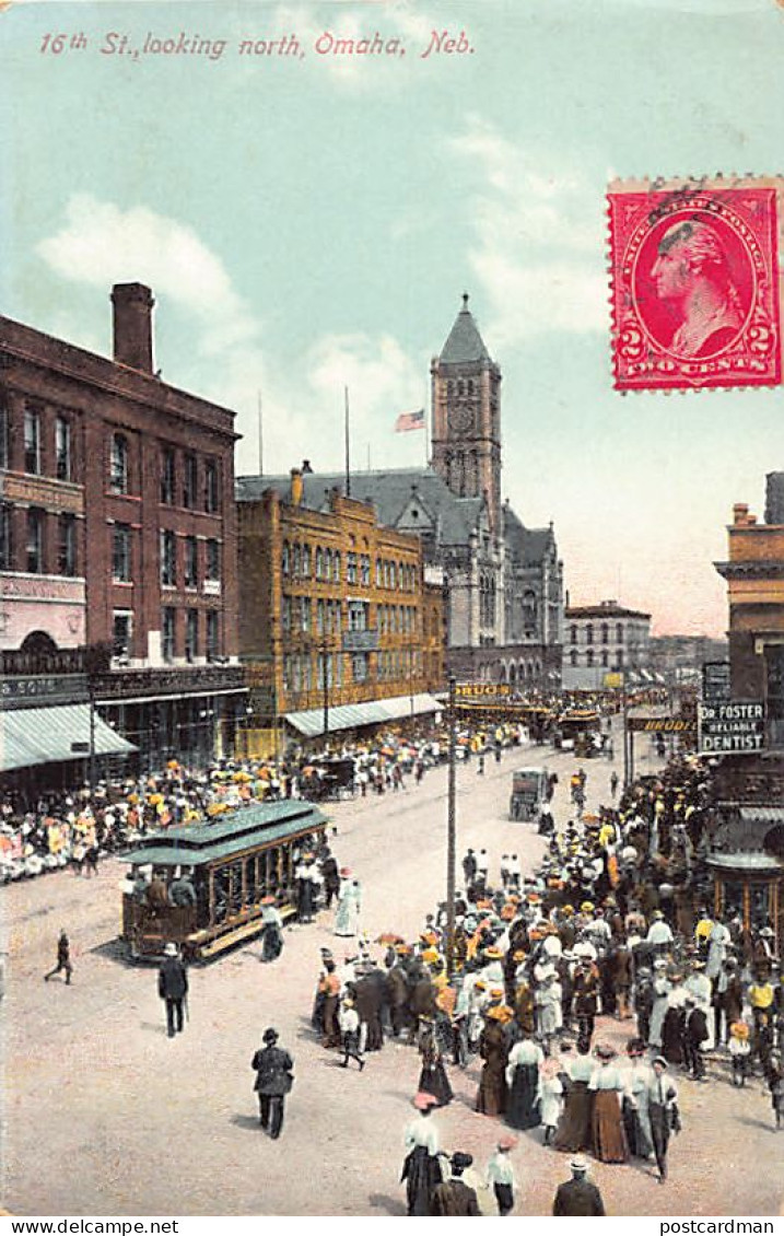 Usa - OMAHA (NE) 16th Street looking North