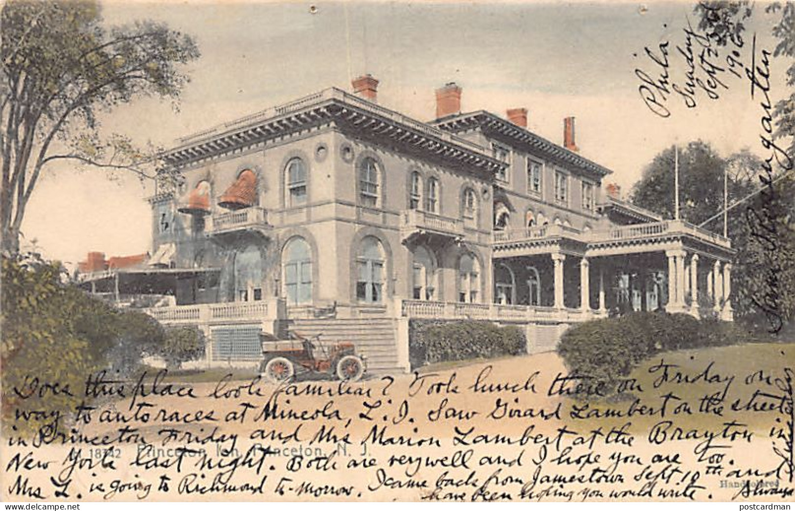 Usa - PRINCETON (NJ) Princeton Inn - Publ. The Rotograph Co.18342