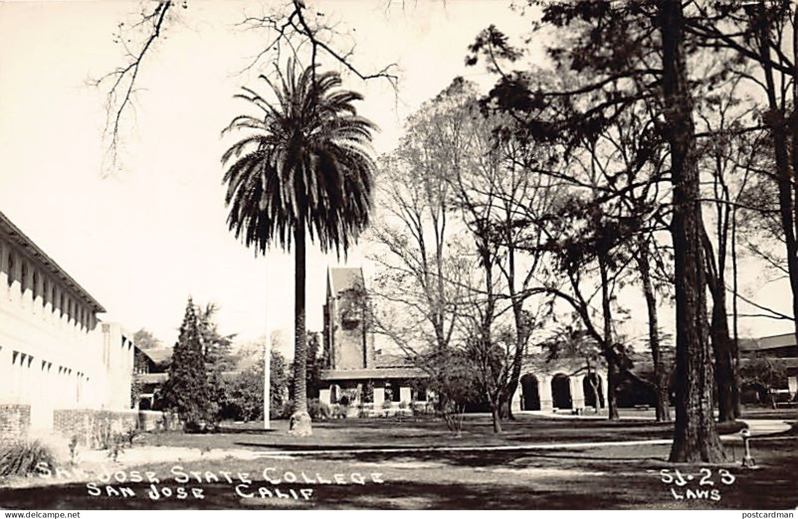 Usa - SAN JOSE (CA) State College - REAL PHOTO