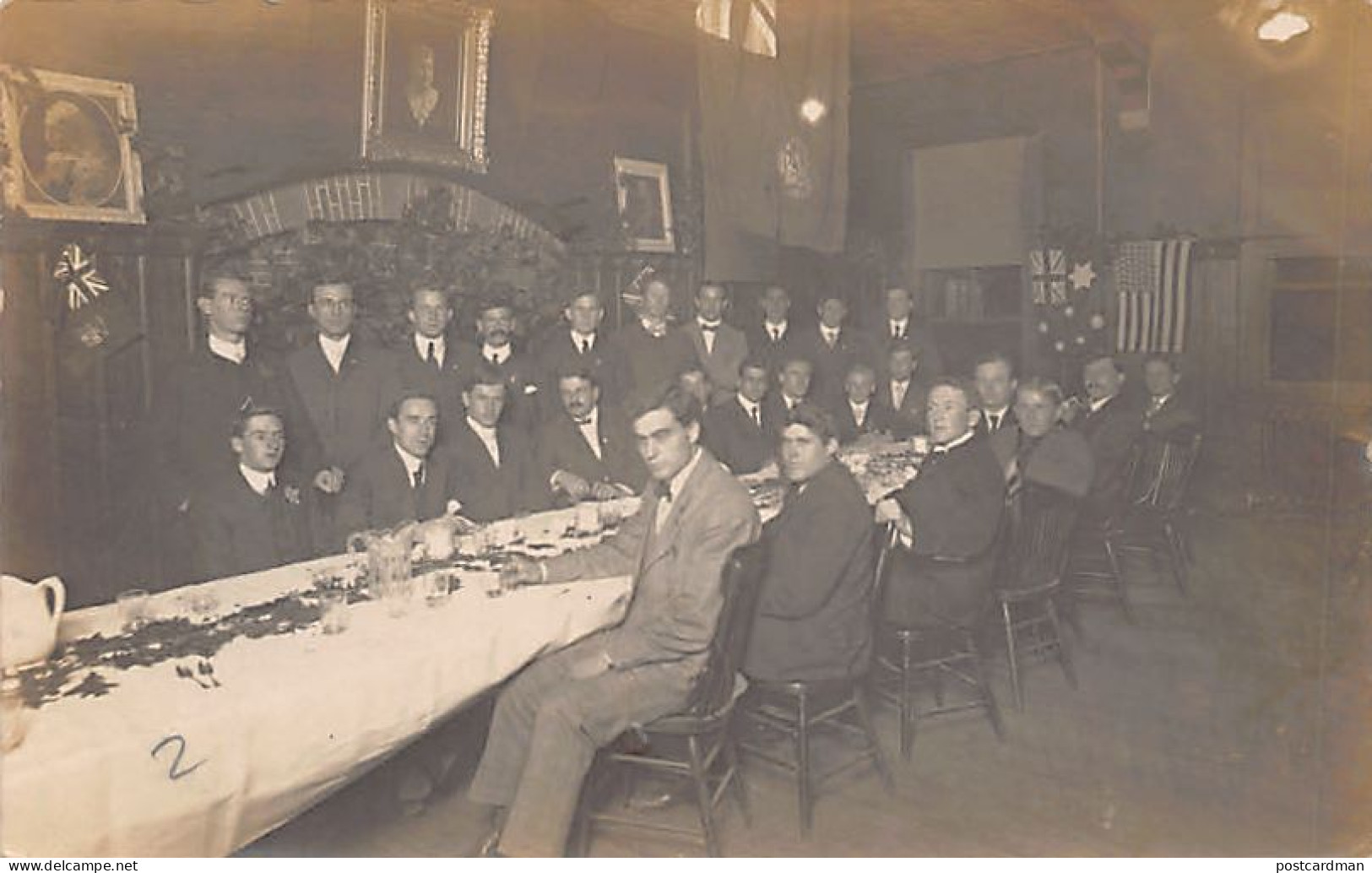 Usa - SPRINGFIELD (MA) The British Fraternity - REAL PHOTO Year 1908