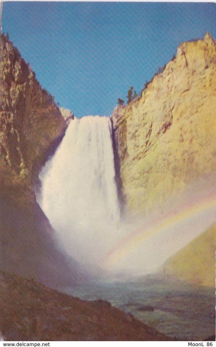 USA - THEME YELLOWSTONE PARK - LOWER FALLS OF YELLOWSTONE
