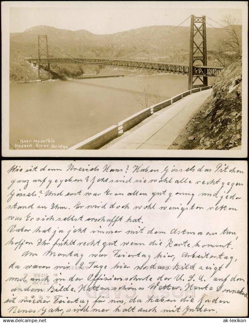 USA United States America USA Bear MOUNTAIN Hudson River Bridge New York 1932