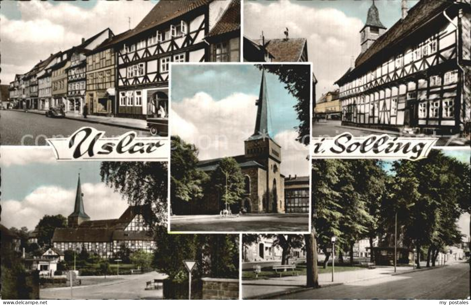 Uslar Solling Fachwerkhaeuser Kirche