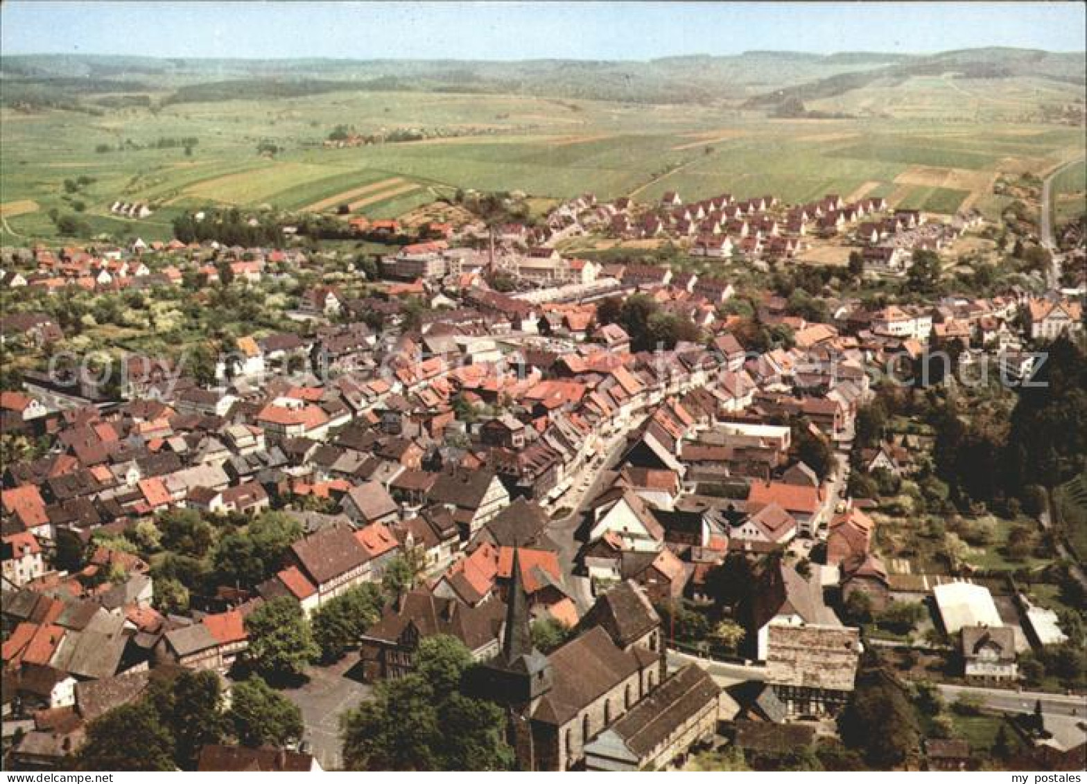 Uslar Solling Fliegeraufnahme