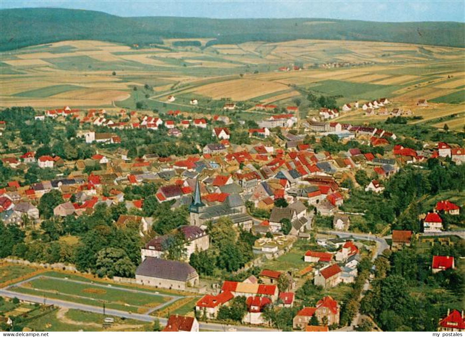 Uslar Solling Fliegeraufnahme