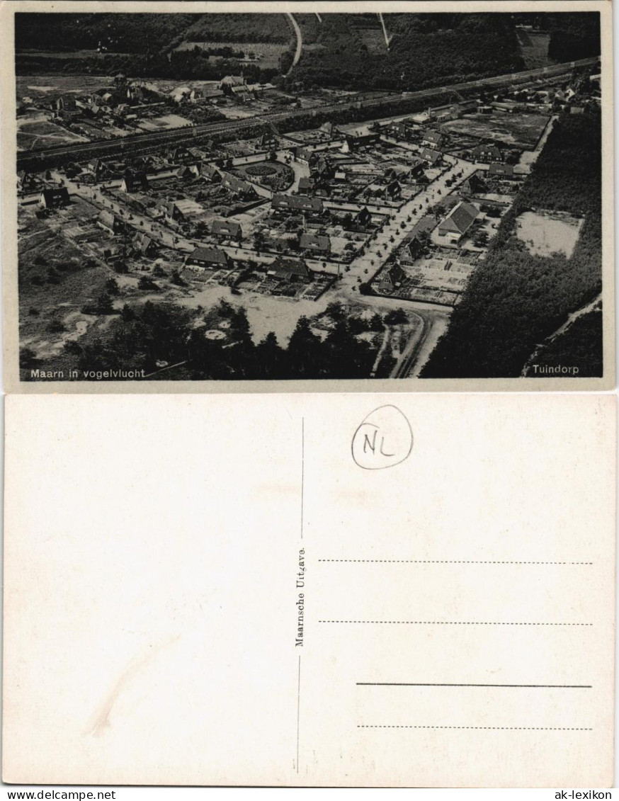 Utrechtse Heuvelrug Maarn in vogelvlucht Tuindorp Luftaufnahme 1930