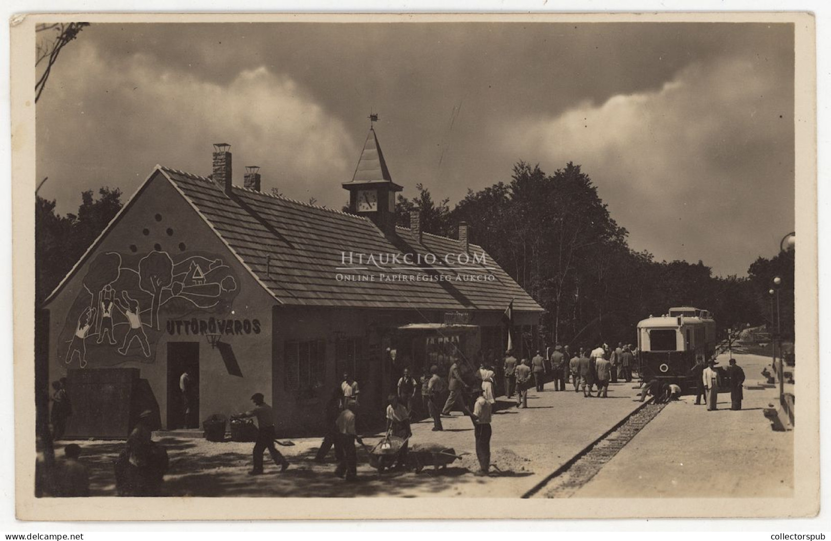 ÚTTŐRŐVASÚT  fotós képeslap  1949.
