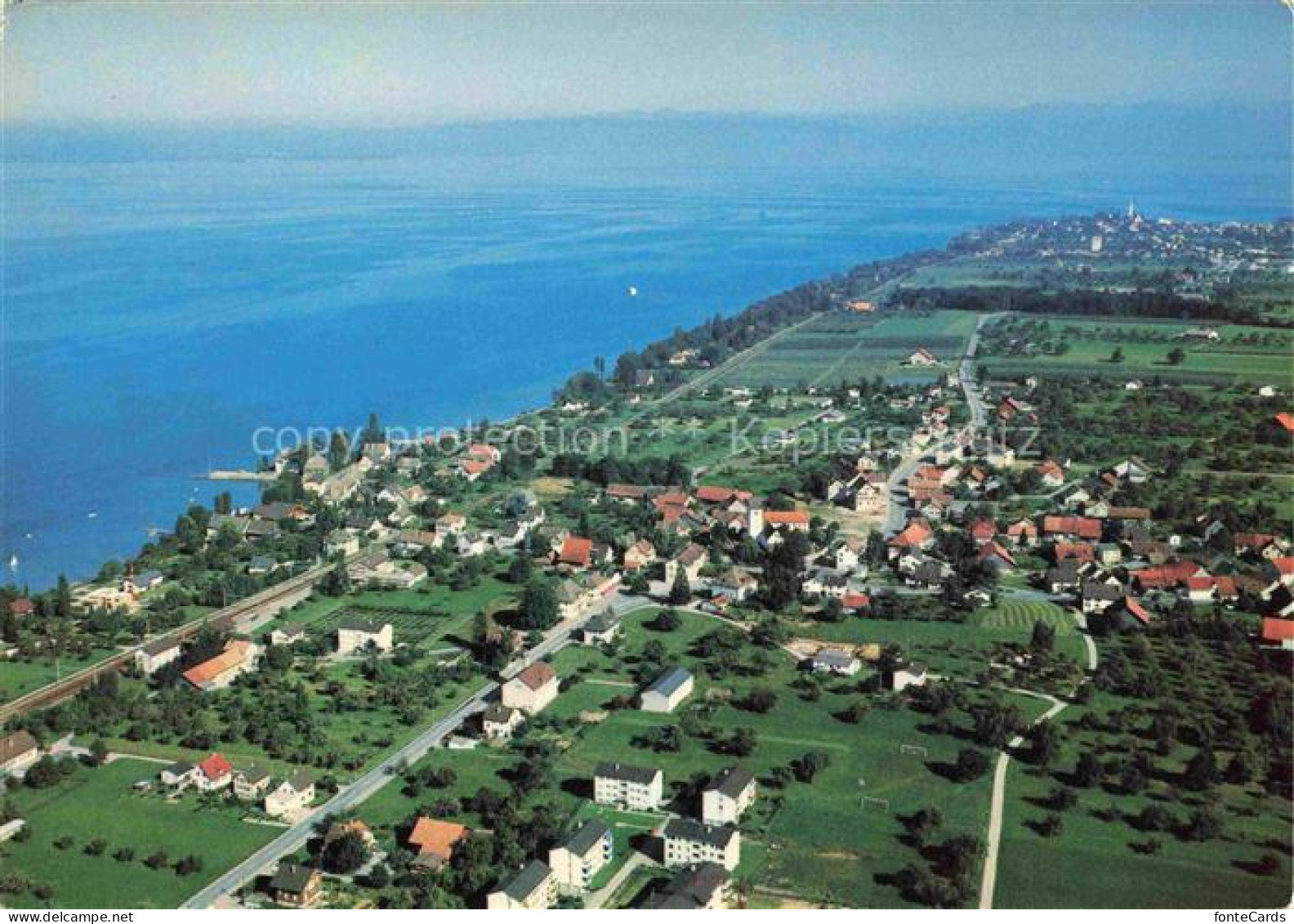 Uttwil Bodensee Arbon TG Fliegeraufnahme