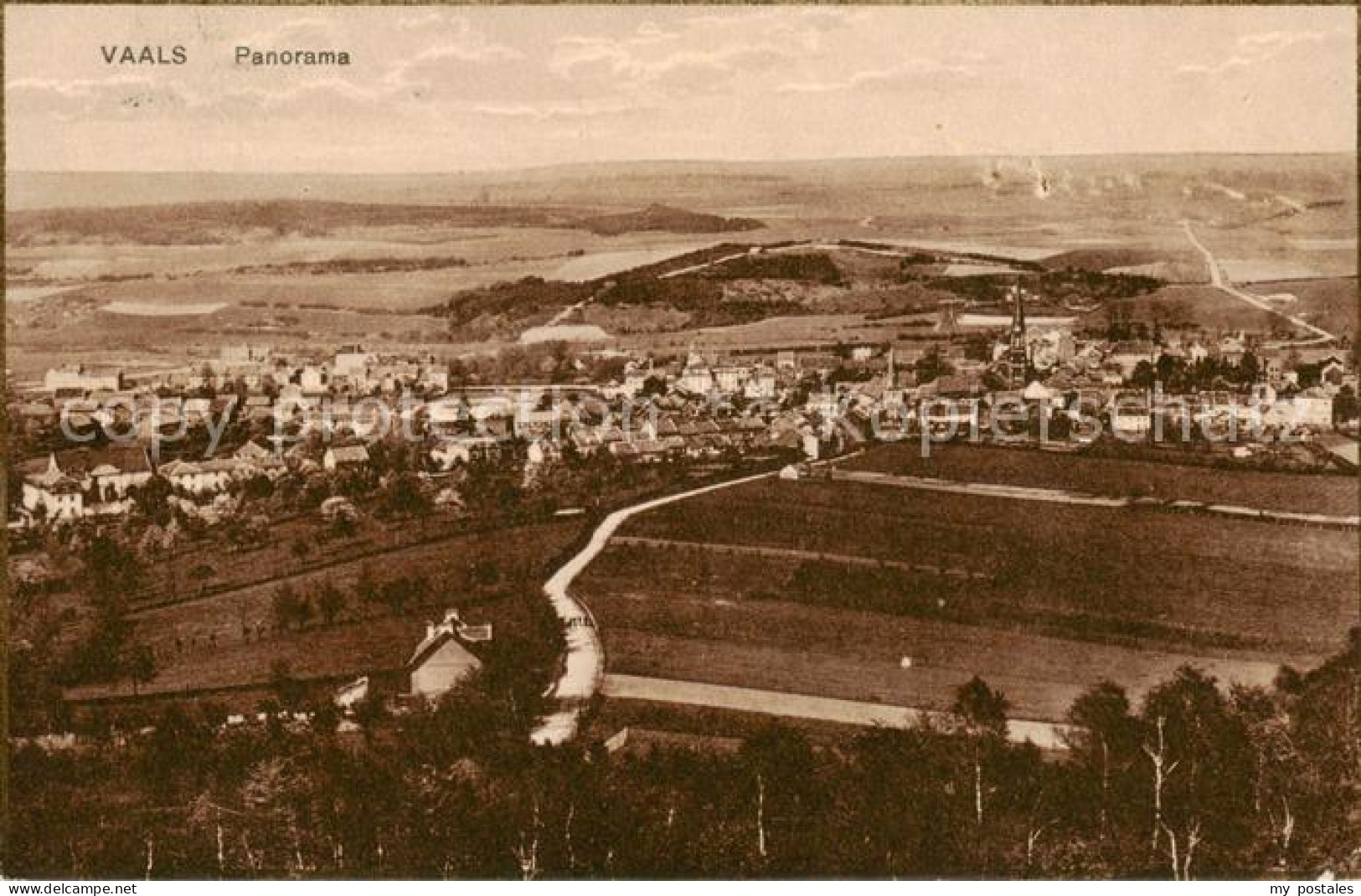 Vaals NL Fliegeraufnahme Panorama