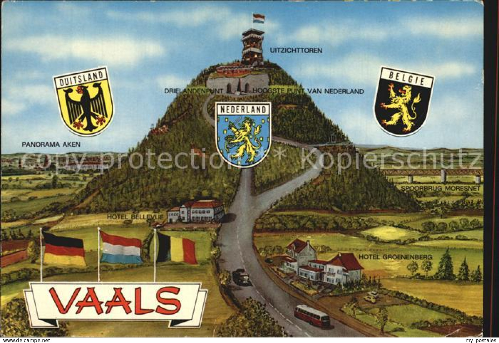 Vaals Panoramen Aken Dreilaenderpunkt