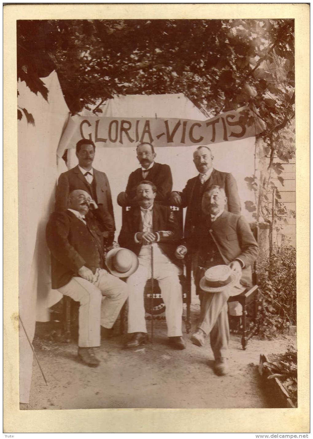 VABRE GLORIA VICTIS SOUVENIR  DU 14 JUILLET 1909  DES TRAVAUX DU TARN A VABRE