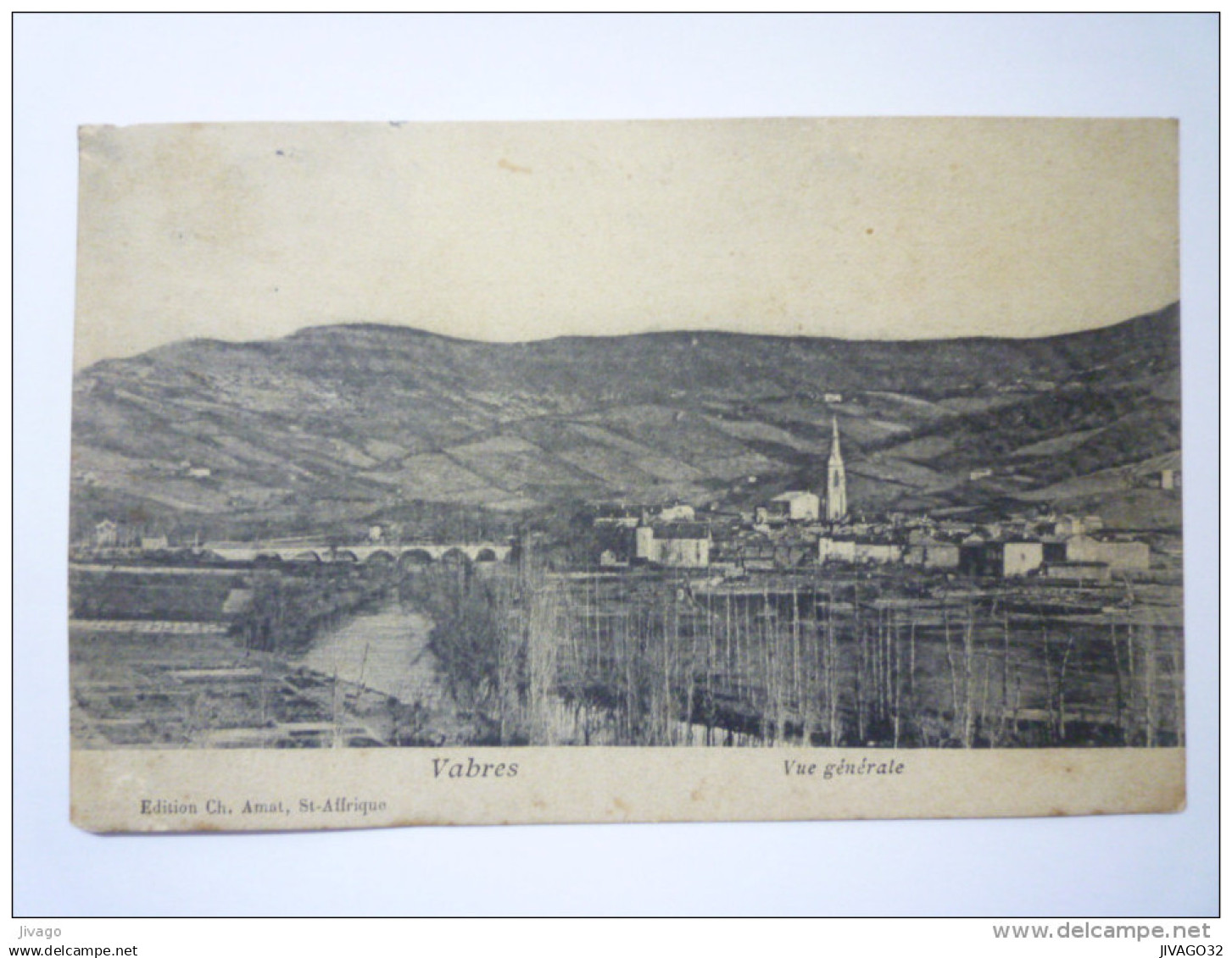 VABRES  (Aveyron)  :  Vue générale.