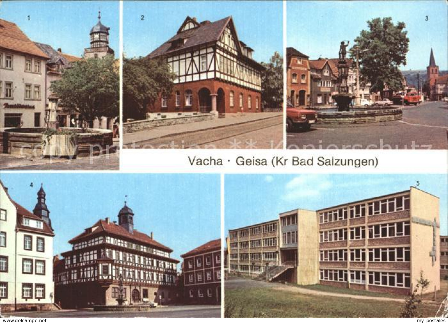 Vacha Geisa Markt Kindergrippe Vacha Markt Rathaus