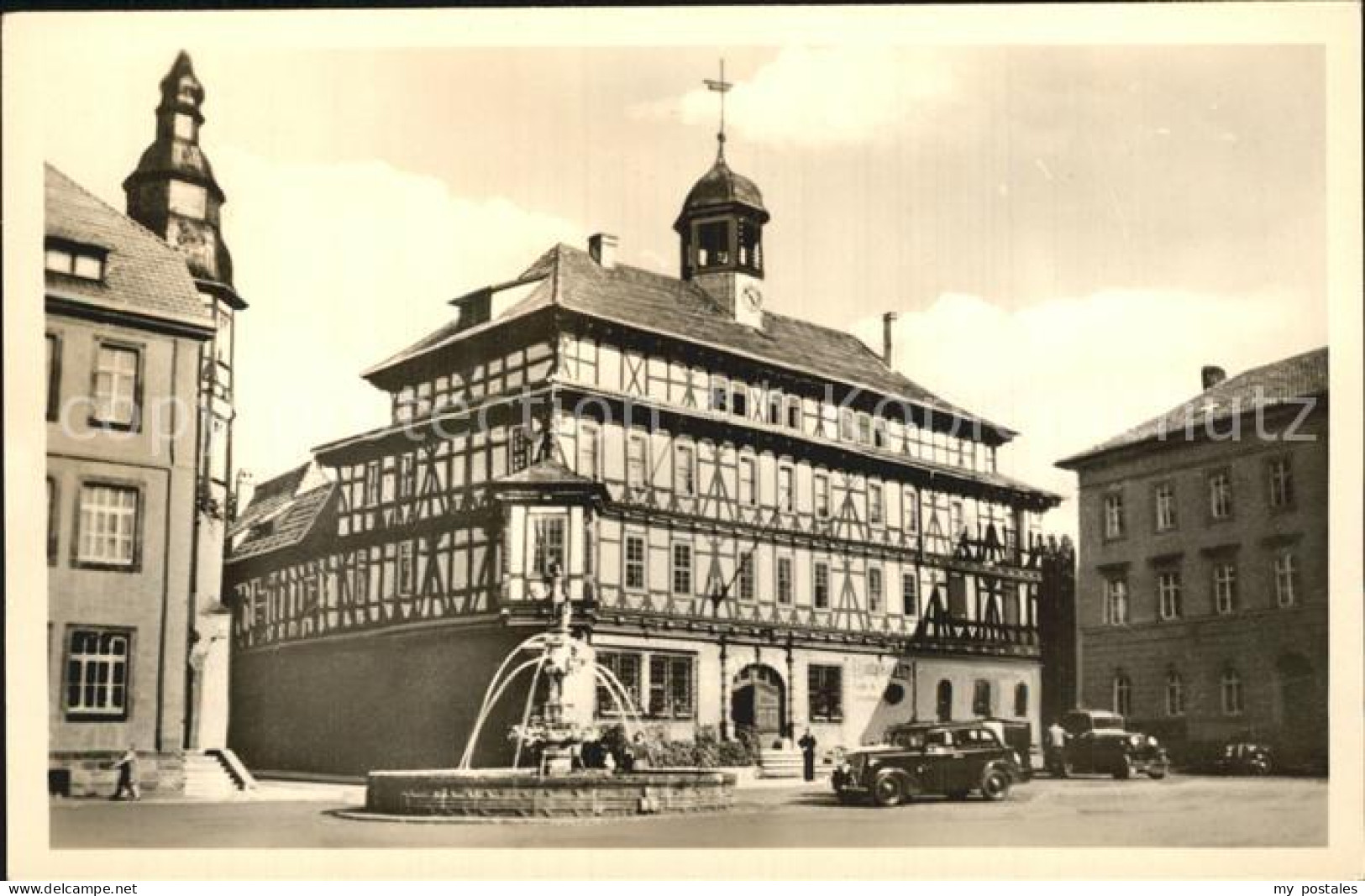 Vacha Historisches Rathaus Brunnen