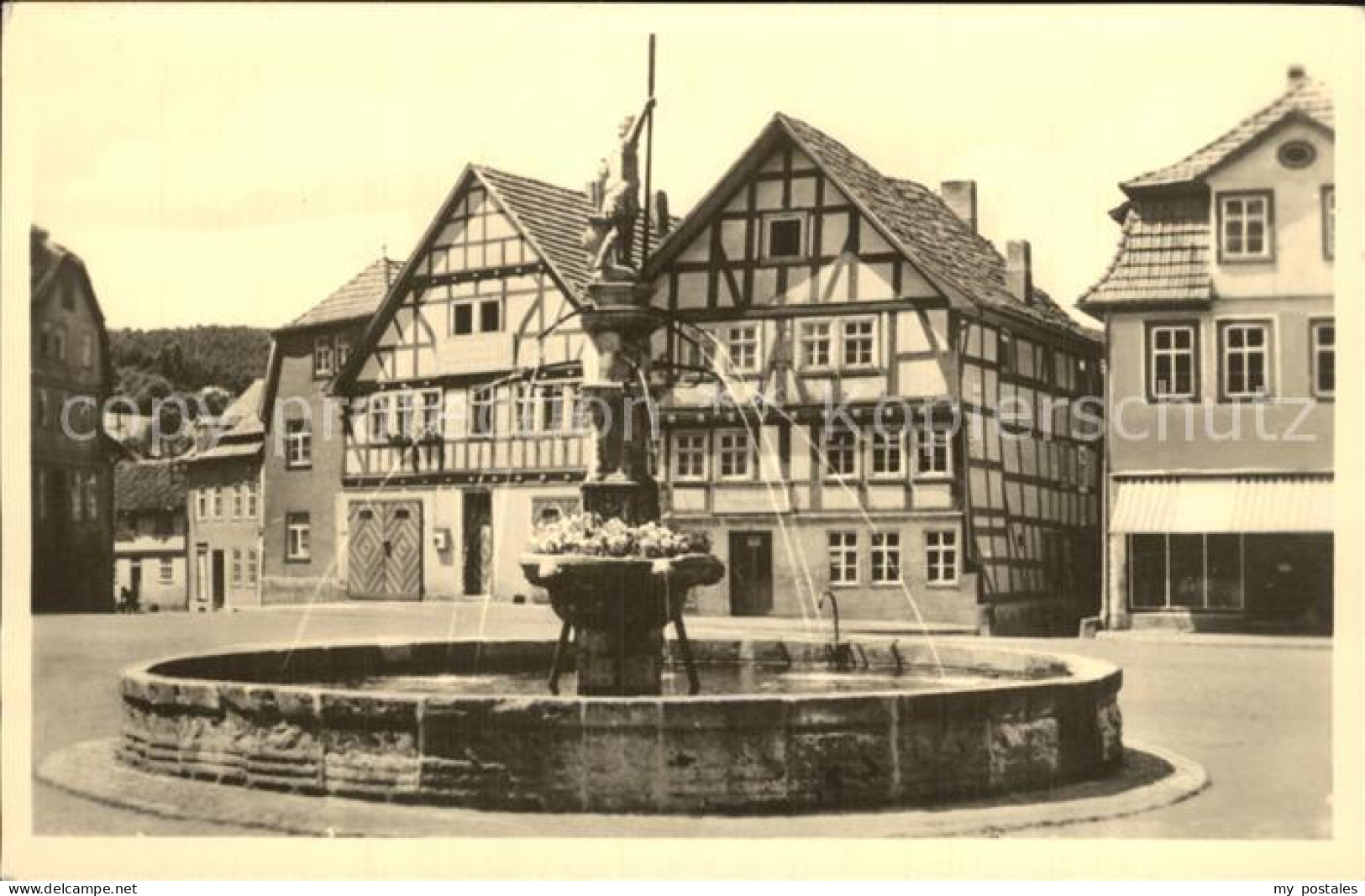 Vacha Markt mit Vitusbrunnen