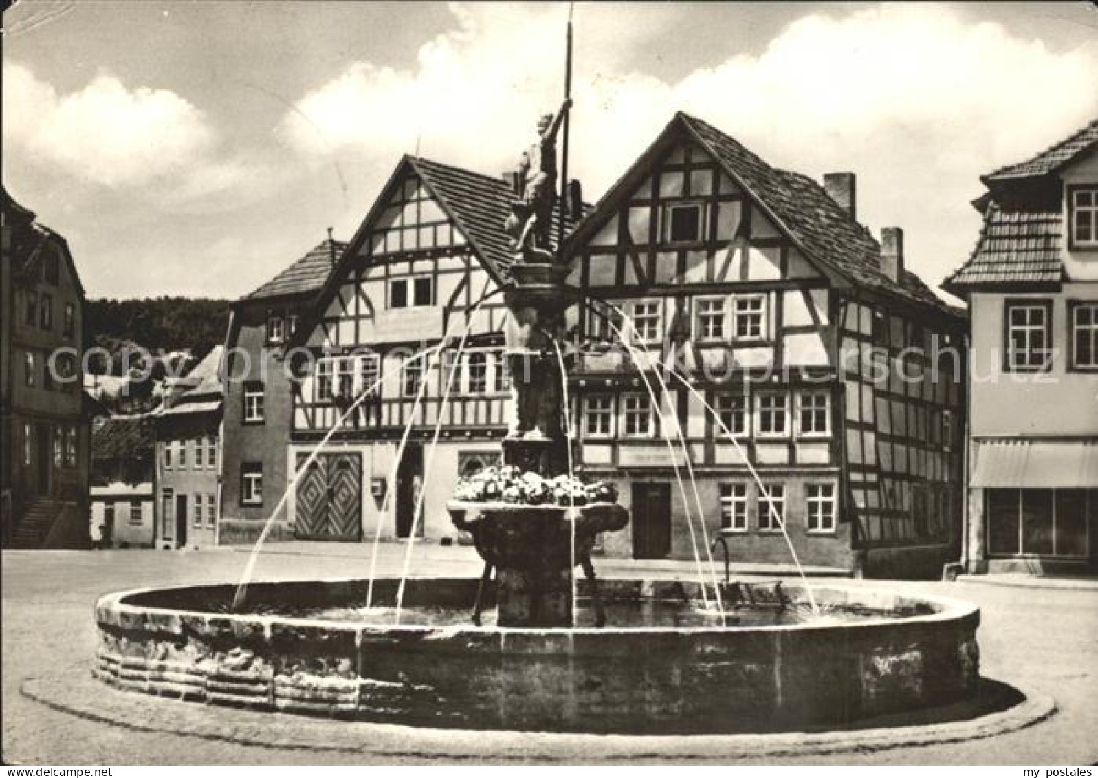 Vacha Markt mit Vitusbrunnen
