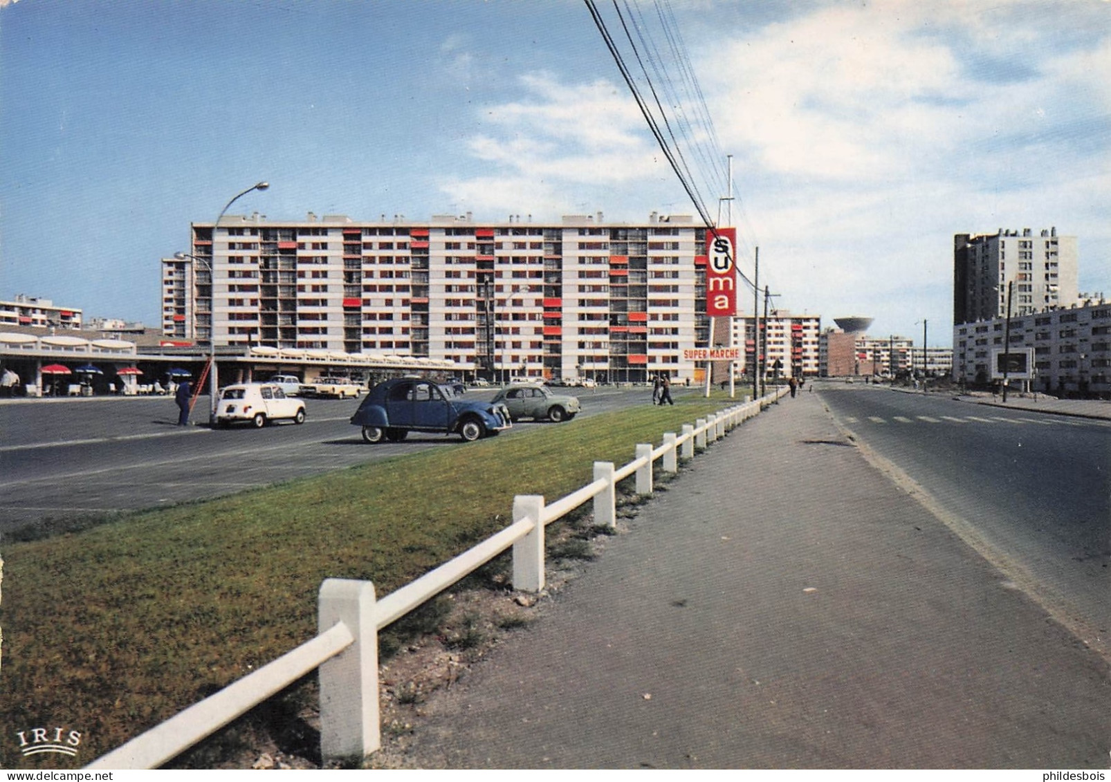 VAL D'OISE  GARGES LES GONESSES  " la dame blanche "  (cpsm)