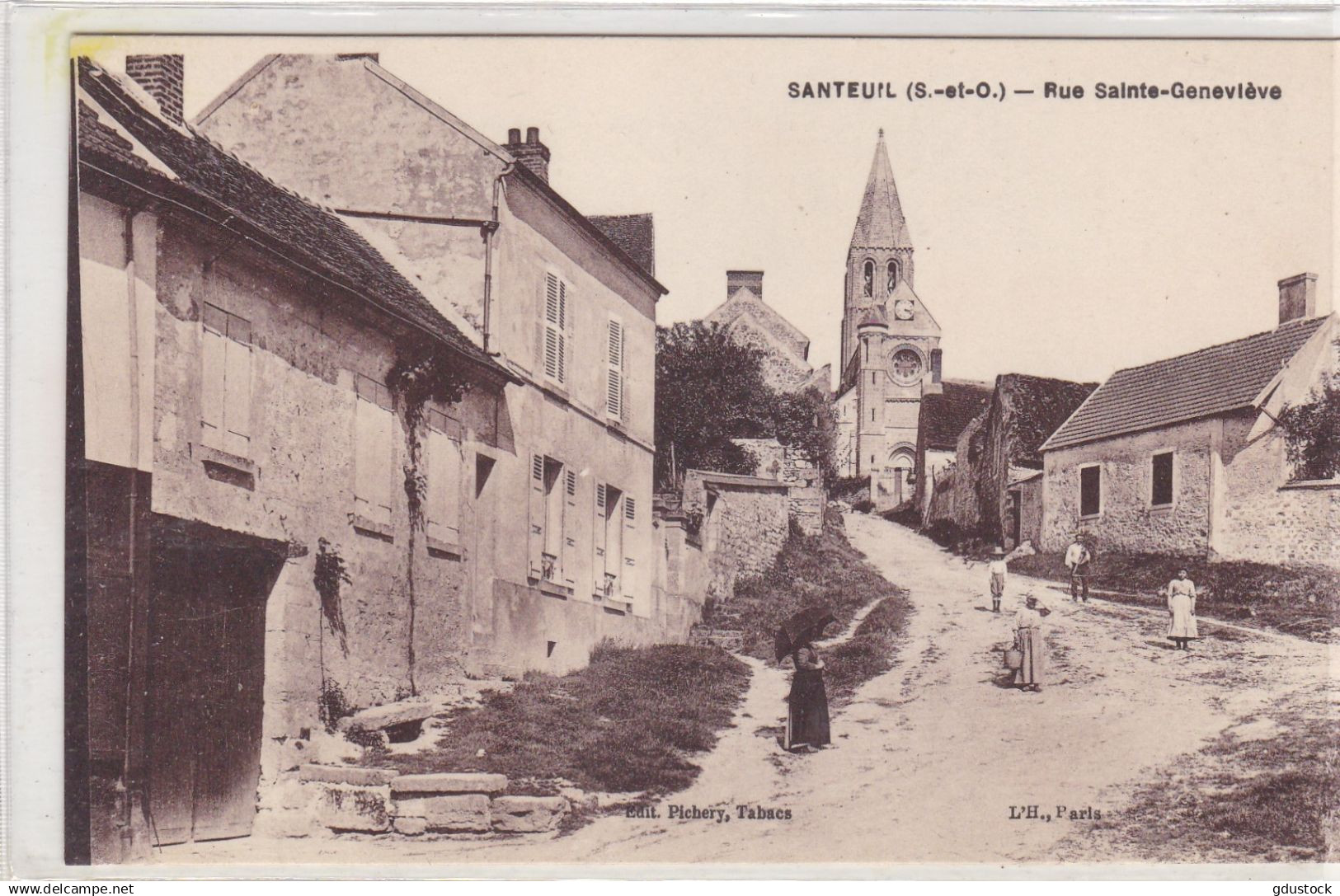 Val-d'Oise - Santeuil - rue Sainte-Geneviève