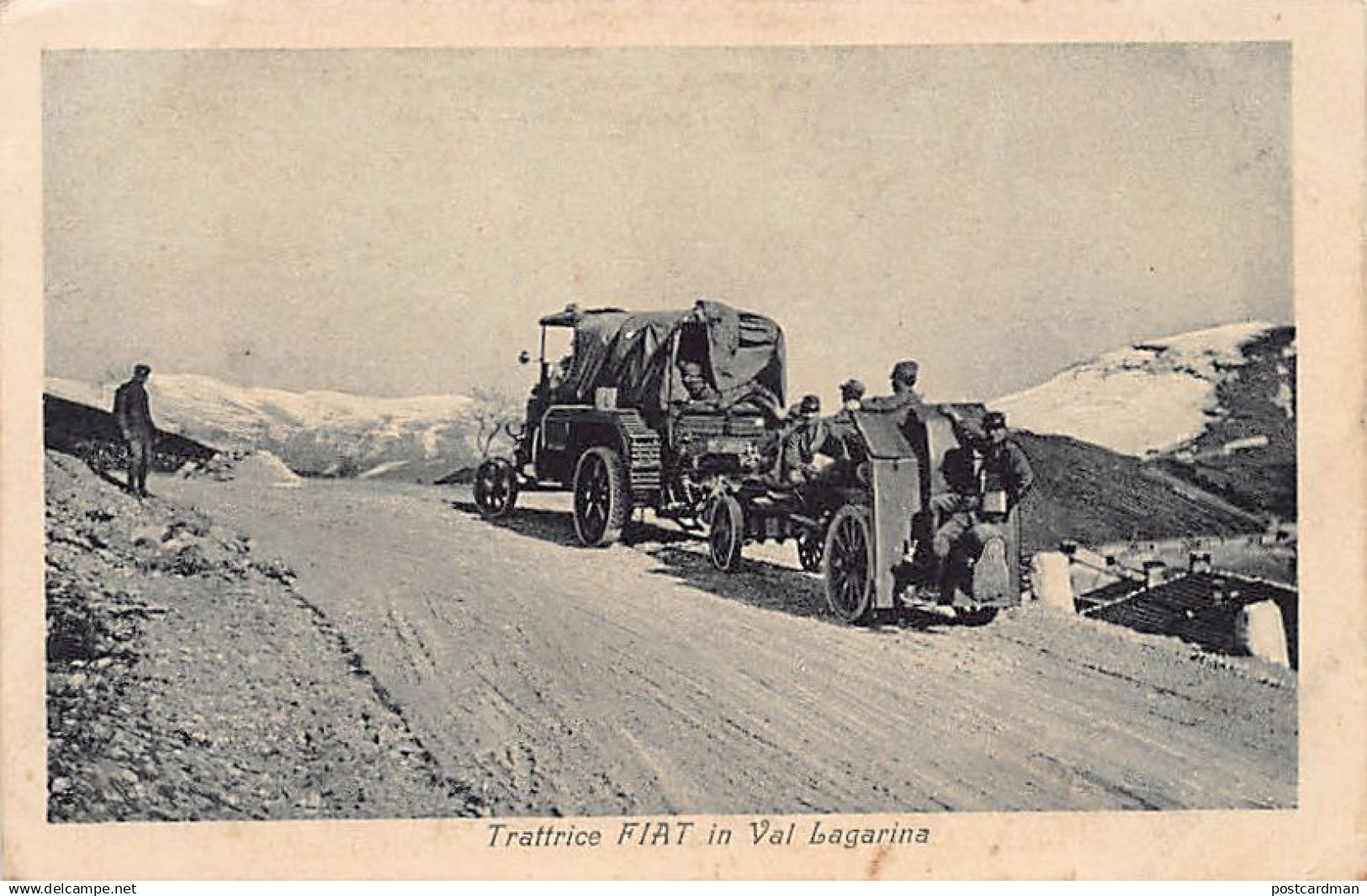 VAL LAGARINA Vallagarina (Trentino-Alto Adige) Trattrice Fiat - Prima Guerra Mondiale