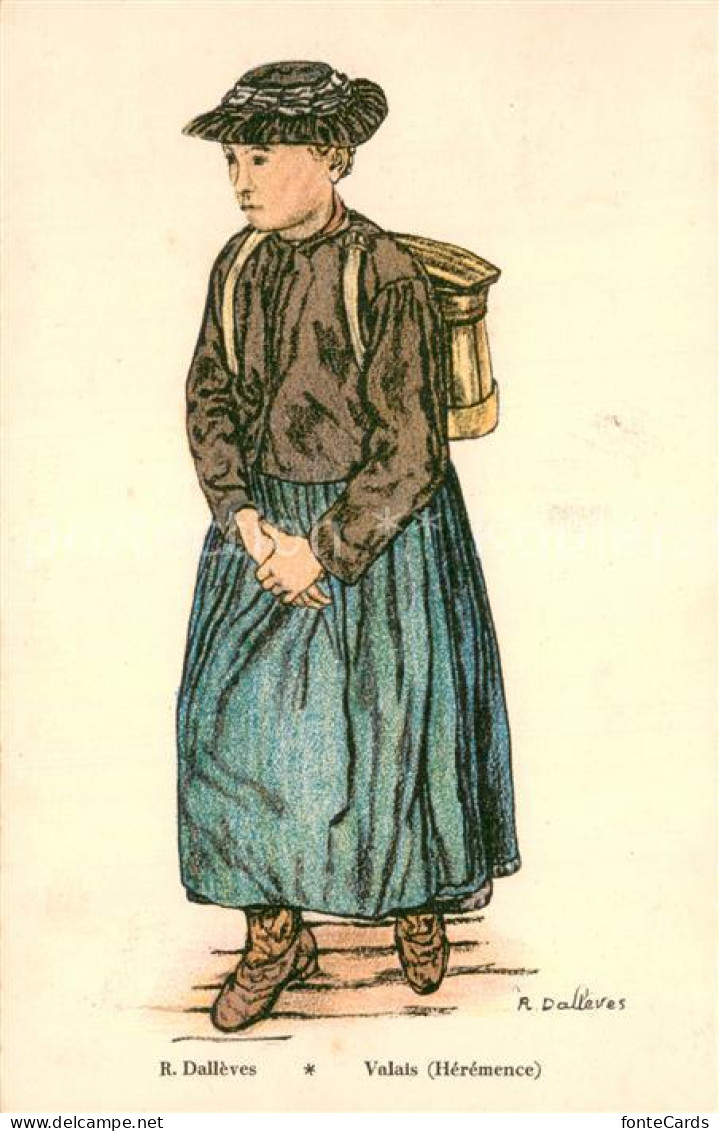 Valais Wallis Kanton Schweizer Trachten und Volkslieder Vereinigung Heremence