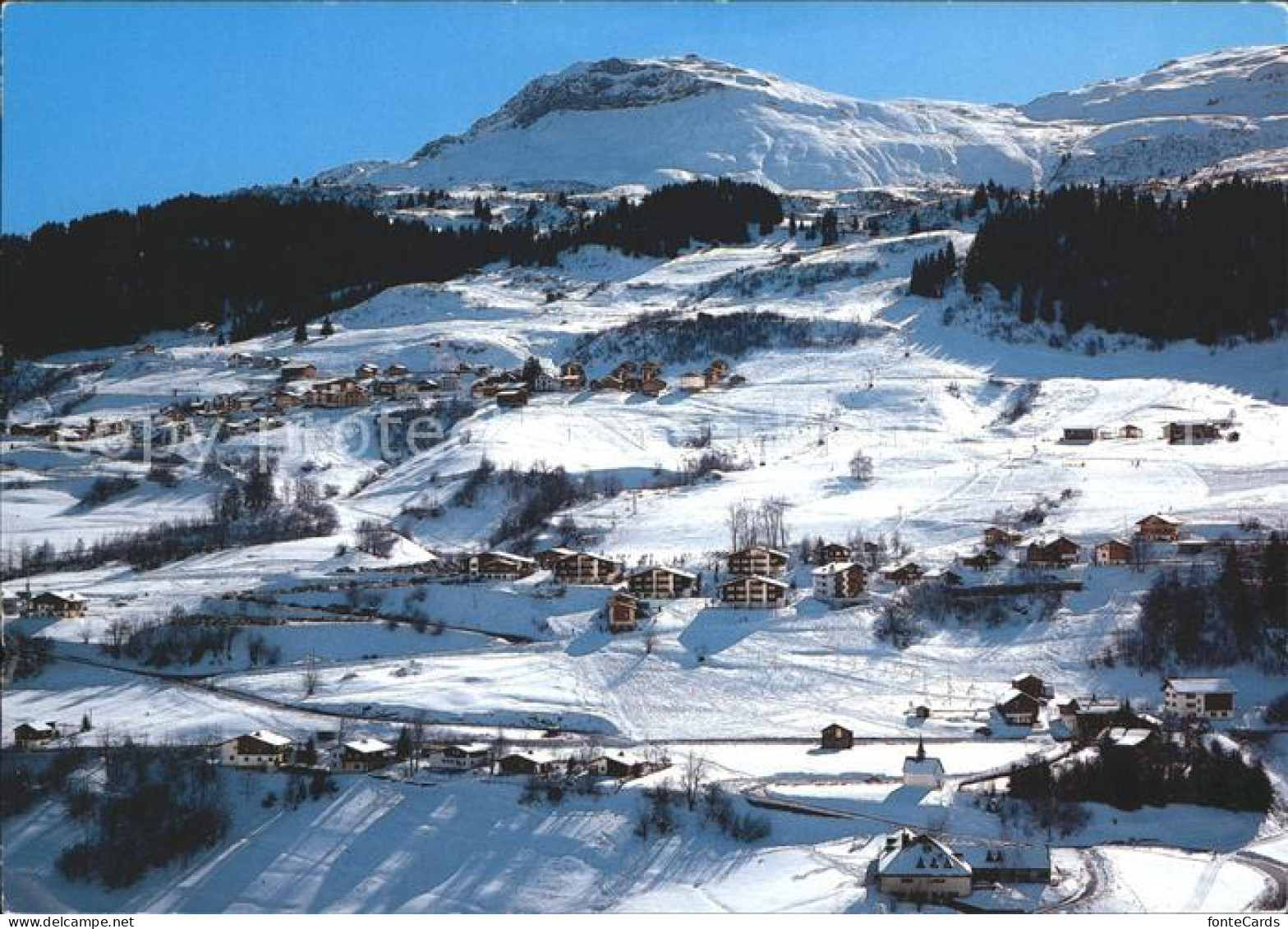 Valata Surcuolm Skigebiet Piz-Mundaun