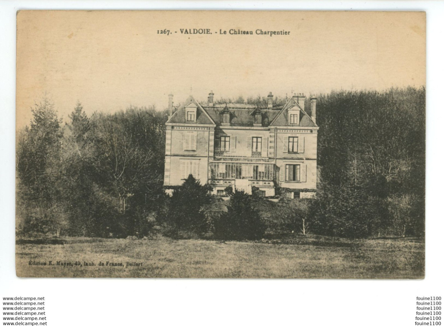 VALDOIE le château Charpentier