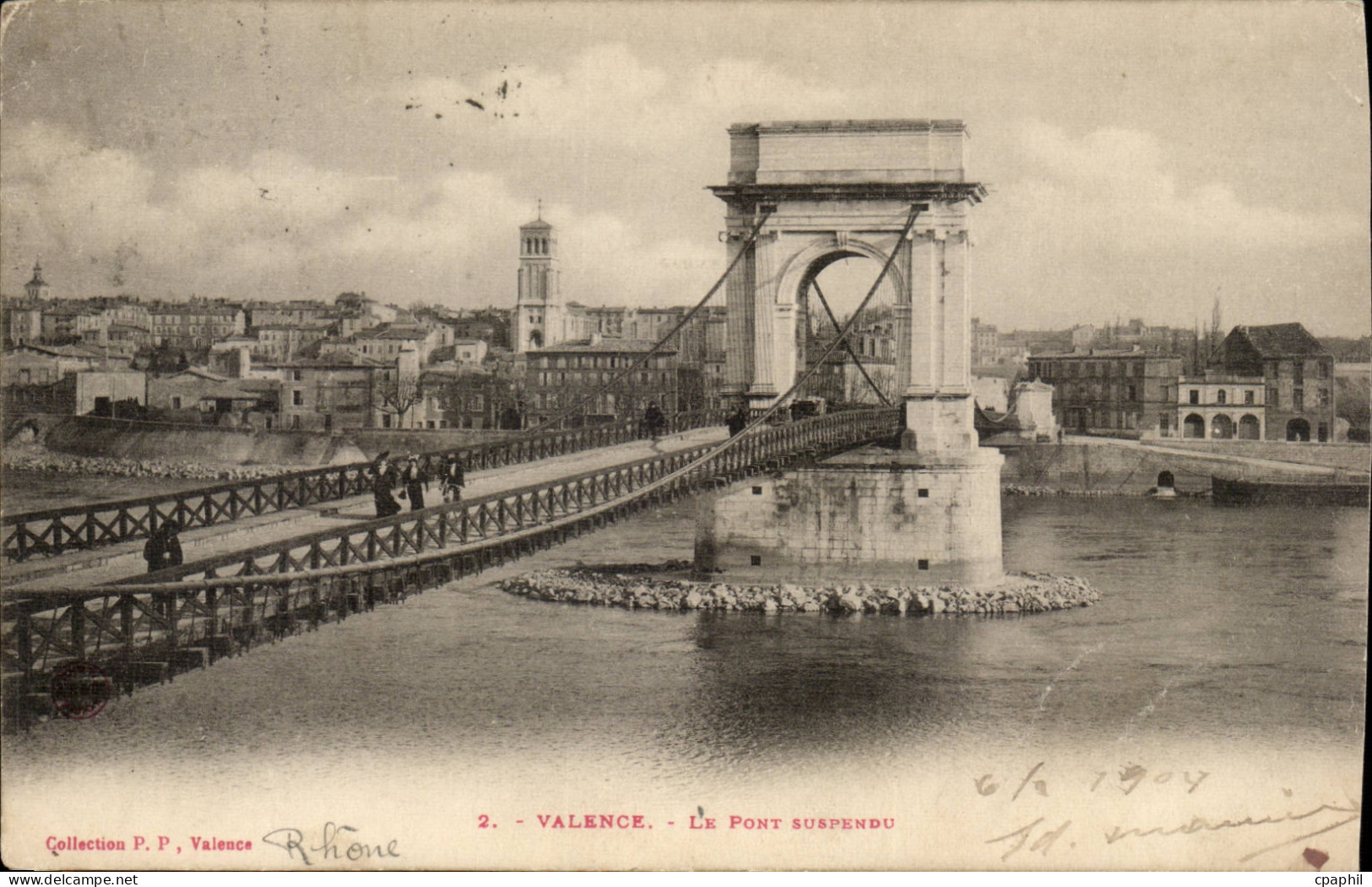 Valence CPA Le pont suspendu
