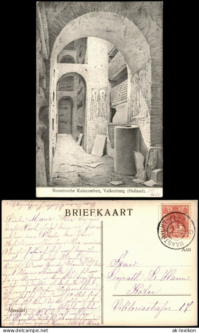 Valkenburg aan de Geul Romeinsche Katacomben, Valkenburg (Holland) 1911
