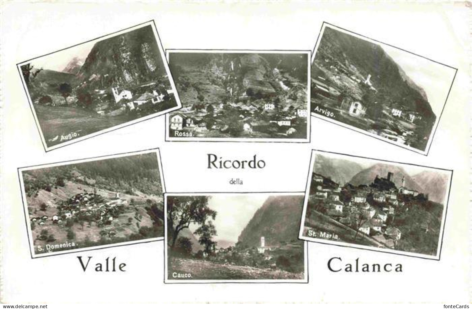 Valle Calanca Val Calanca Mesocco GR Valle-Calanca Augio Rossa Arvigo S-Domenica