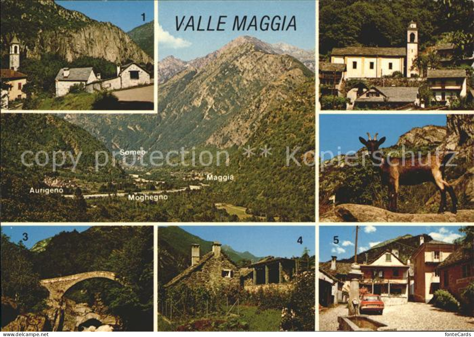 Valle Maggia Avegno Riveo Ponte Romano Ronchini Maggia