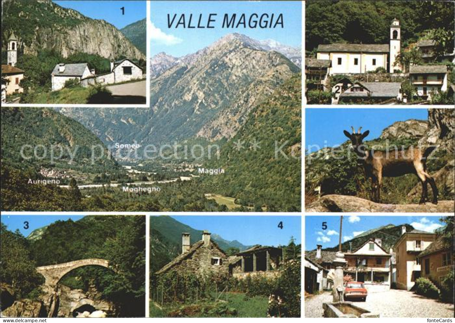 Valle Maggia Avegno Rivero Ponte-Romana Roncchini Maggia