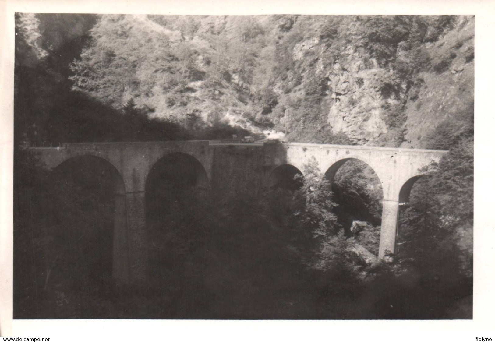 valle onsernone - photo ancienne - ponte oscuro - le pont - suisse switzerland - 9x13 cm