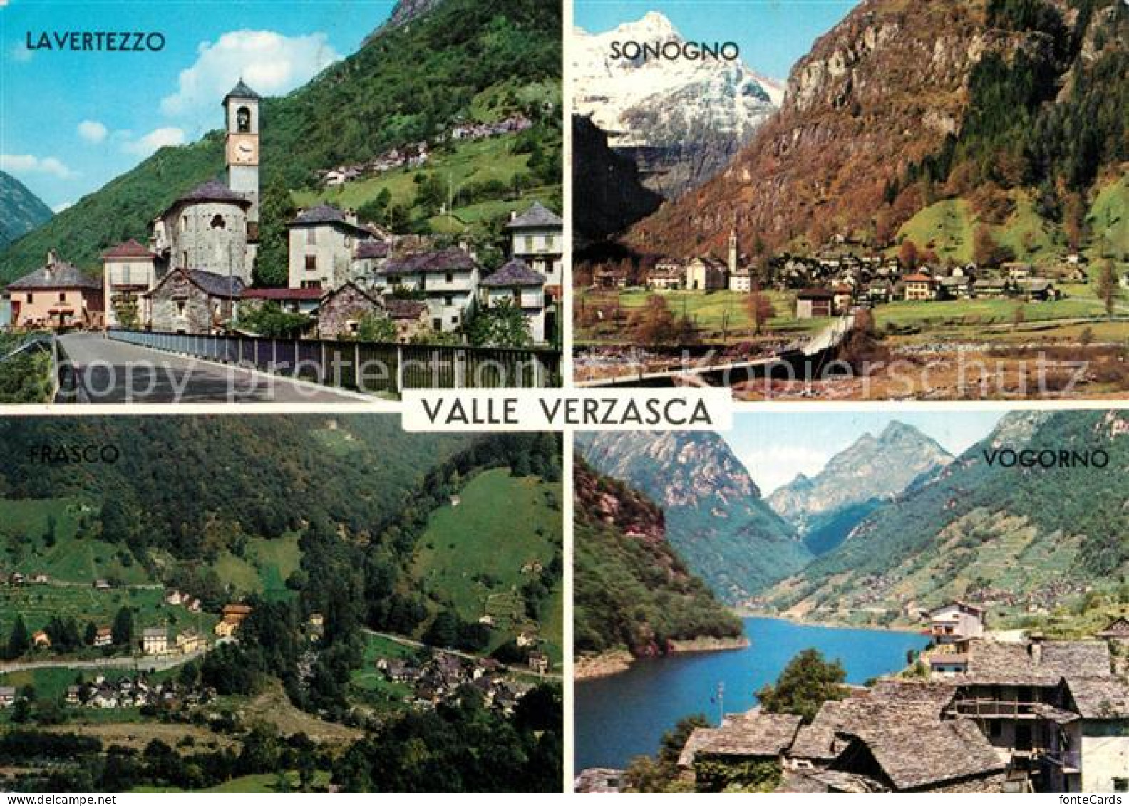 Valle Verzasca Lavertezzo Sonogno Vogorno