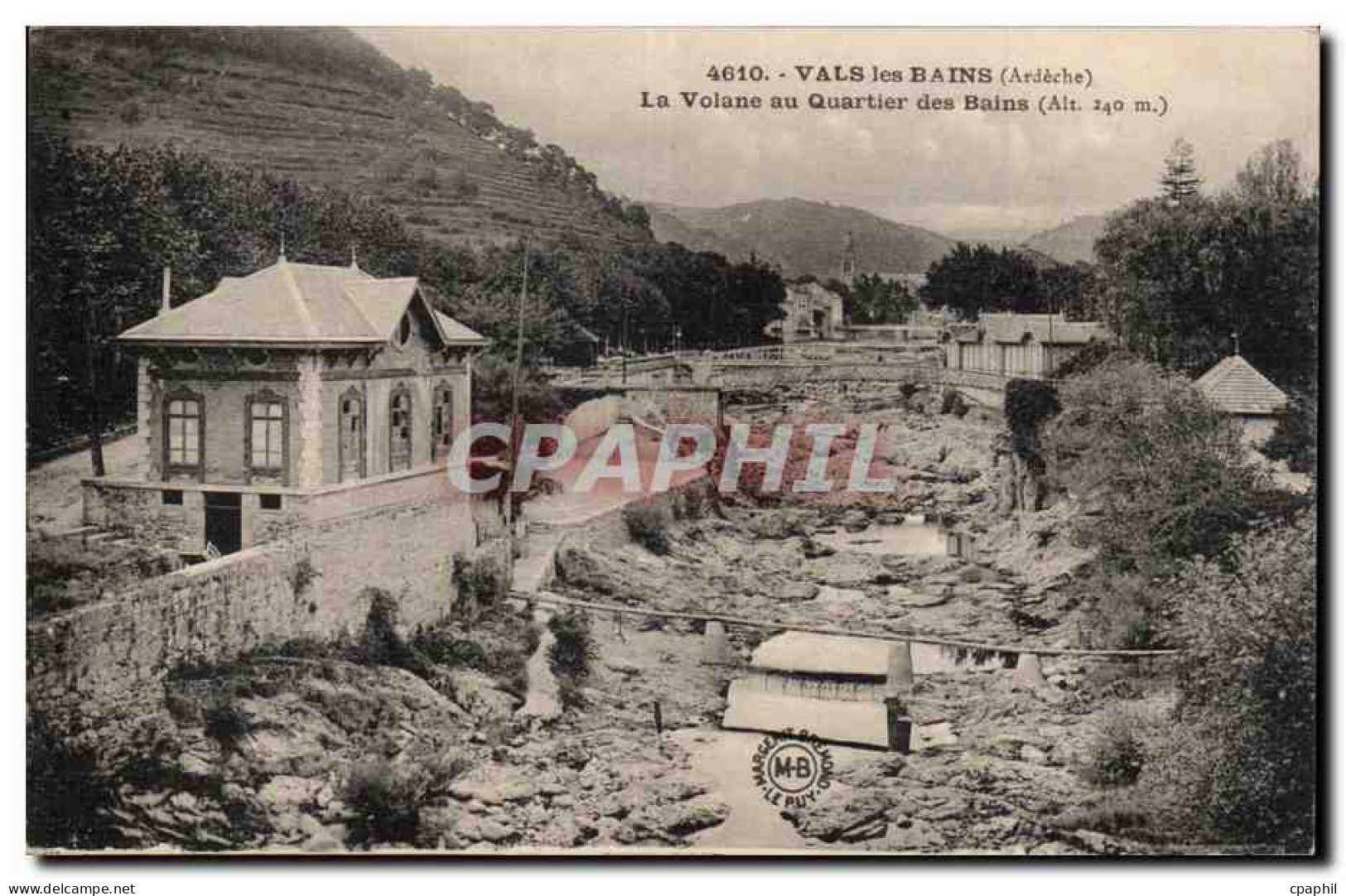 Vals les Bains - La Volane au Quartier des Bains - CPA