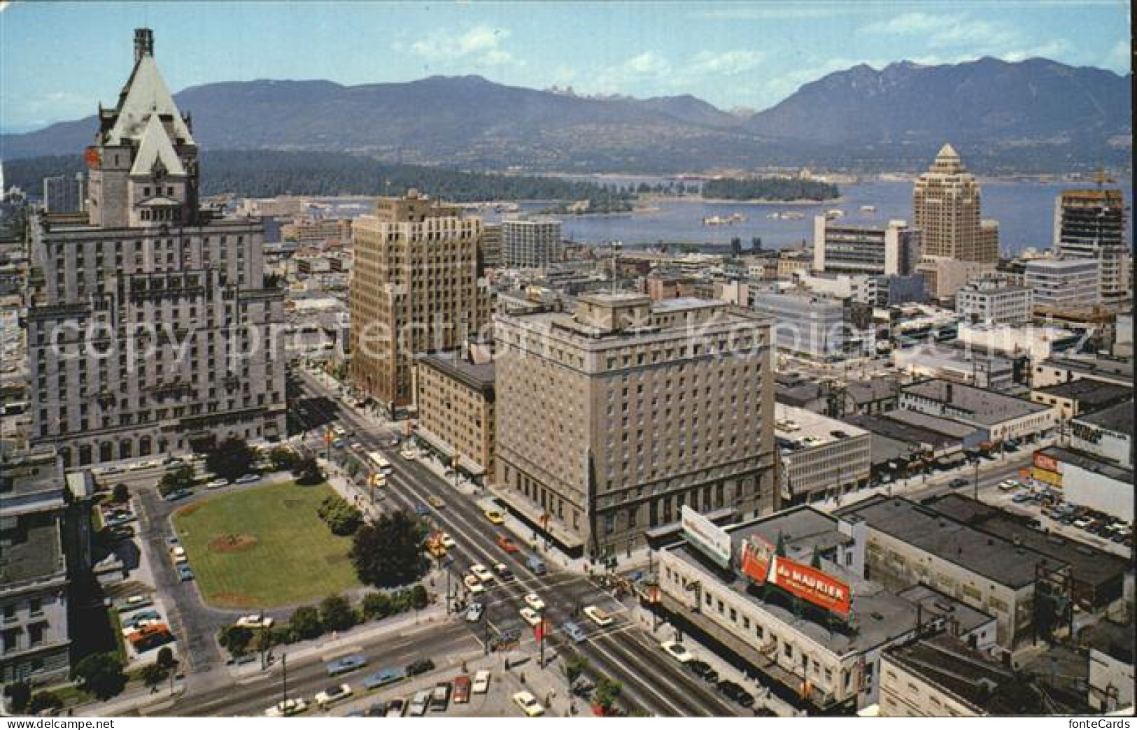 Vancouver British Columbia Fliegeraufnahme