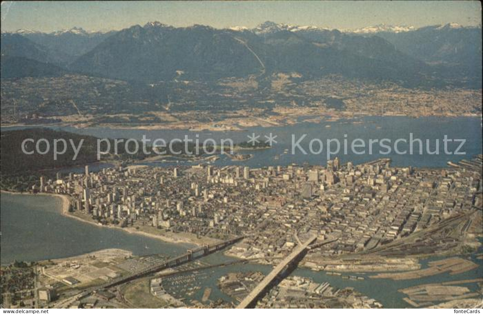 Vancouver British Columbia Luftaufnahme