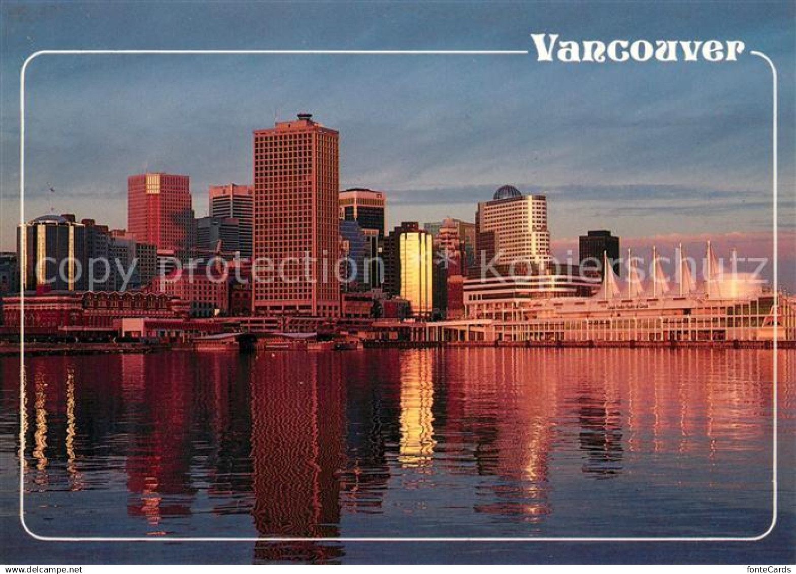 Vancouver British Columbia Waterfront Vancouver Trade and Convention Centre Crui