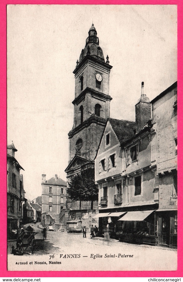 Vannes - Eglise Saint Paterne - Animée - Edit. ARTAUD et NOZAIS