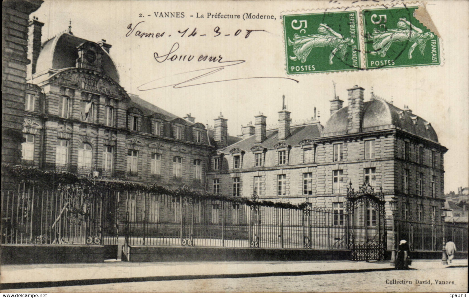 Vannes - La Prefecture - CPA