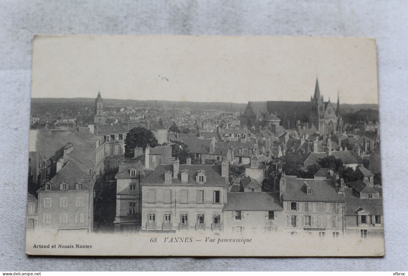 Vannes, vue panoramique, Morbihan 56